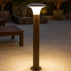 Lampioni Da Giardino-Gea Luce Lampione da giardino corten marrone moderno