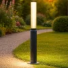 Lampioni Da Giardino-Selezionato da Mazzolaluce Lampione da giardino grafite moderno 80cm led 12w 4000k