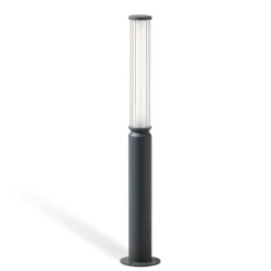 Lampioni Da Giardino-Selezionato da Mazzolaluce Lampione da giardino grafite moderno 80cm led 12w 4000k