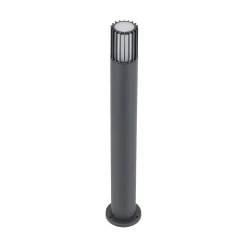 Lampioni Da Giardino-Selezionato da Mazzolaluce Lampione da giardino grigio antracite cilindro moderno e27 ip54