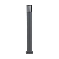 Lampioni Da Giardino-Selezionato da Mazzolaluce Lampione da giardino grigio antracite cilindro moderno e27 ip54