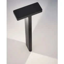 Lampioni Da Giardino-Selezionato da Mazzolaluce Lampione da giardino grigio moderno led 16w 3000k