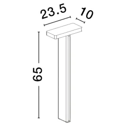 Lampioni Da Giardino-Selezionato da Mazzolaluce Lampione da giardino grigio moderno led 16w 3000k