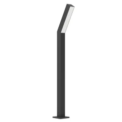 Lampioni Da Giardino-Selezionato da Mazzolaluce Lampione da giardino h79 cm nero led 3000k design moderno ip44