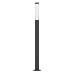 Lampioni Da Giardino-Selezionato da Mazzolaluce Lampione da giardino h79 cm nero led 3000k design moderno ip44