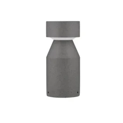 Lampioni Da Giardino-Selezionato da Mazzolaluce Lampione da giardino in cemento nero led 12w 3000k ip65