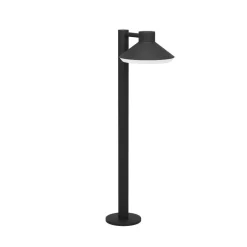 Lampioni Da Giardino-Selezionato da Mazzolaluce Lampione da giardino ip44 nero gu10 h74 cm