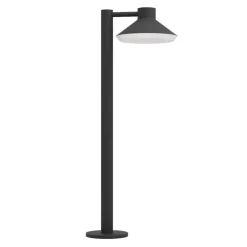 Lampioni Da Giardino-Selezionato da Mazzolaluce Lampione da giardino ip44 nero gu10 h74 cm