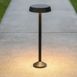 Lampioni Da Giardino-Linea Light Lampione da giardino ip65 nero h41 cm pistillo led
