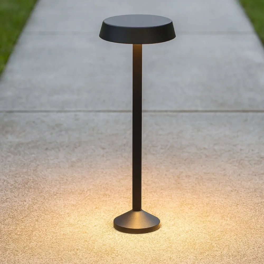 Lampioni Da Giardino-Linea Light Lampione da giardino ip65 nero h41 cm pistillo led