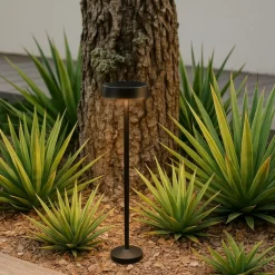 Lampioni Da Giardino-Linea Light Lampione da giardino ip65 nero h41 cm pistillo led