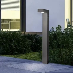 Lampioni Da Giardino-Selezionato da Mazzolaluce Lampione da giardino led 3000k grigio moderno