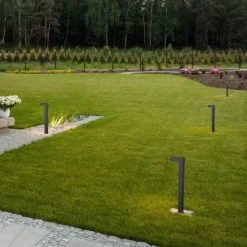 Lampioni Da Giardino-Selezionato da Mazzolaluce Lampione da giardino led 3000k grigio moderno