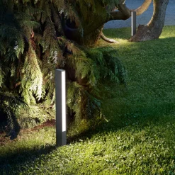 Lampioni Da Giardino-Perenz Illuminazione Lampione da giardino led 3000k ip65 antracite perenz pole