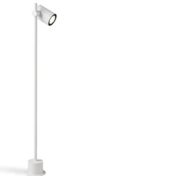 Lampioni Da Giardino-Selezionato da Mazzolaluce Lampione da giardino moderno bianco orientabile led 13w 3000k