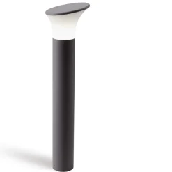 Lampioni Da Giardino-Selezionato da Mazzolaluce Lampione da giardino moderno paletto grafite 70cm ip44