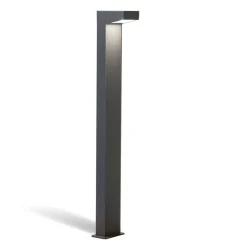 Lampioni Da Giardino-Selezionato da Mazzolaluce Lampione da giardino moderno led 13w 4000k grafite design squadrato ip65