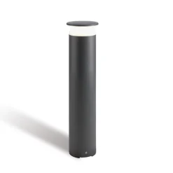 Lampioni Da Giardino-Selezionato da Mazzolaluce Lampione da giardino moderno grafite led 9w 3000k 40cm ip65
