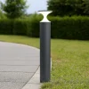 Lampioni Da Giardino-Selezionato da Mazzolaluce Lampione da giardino moderno grafite led 13w 3000k 90cm