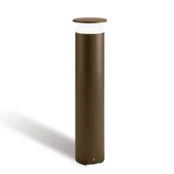 Lampioni Da Giardino-Selezionato da Mazzolaluce Lampione da giardino moderno marrone led 9w 3000k ip65