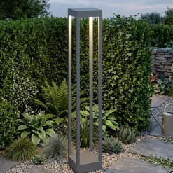Lampioni Da Giardino-Top Light Lampione da giardino moderno antracite led 10w 3000k monaco