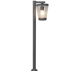 Lampioni Da Giardino-Selezionato da Mazzolaluce Lampione da giardino moderno lanterna antracite ip44