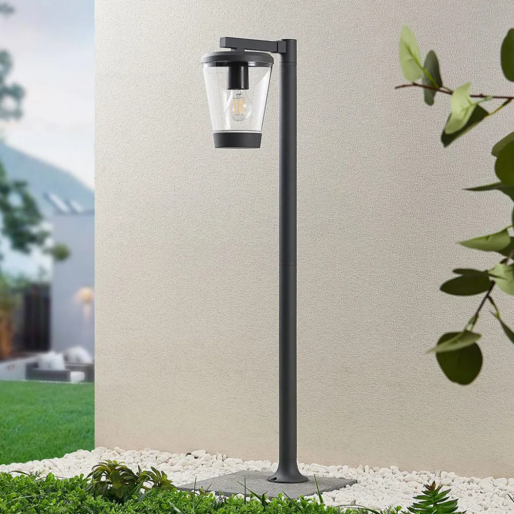 Lampioni Da Giardino-Selezionato da Mazzolaluce Lampione da giardino moderno lanterna antracite ip44