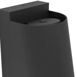 Lampioni Da Giardino-Selezionato da Mazzolaluce Lampione da giardino moderno nero ip54 gu10