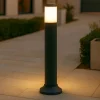 Lampioni Da Giardino-Selezionato da Mazzolaluce Lampione da giardino nero design moderno 60cm ip54