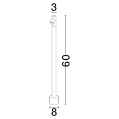 Lampioni Da Giardino-Selezionato da Mazzolaluce Lampione da giardino nero led 4w 3000k moderno cilindrico