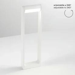 Lampioni Da Giardino-Perenz Illuminazione Lampione da giardino oriente bianco led 12w 3000k