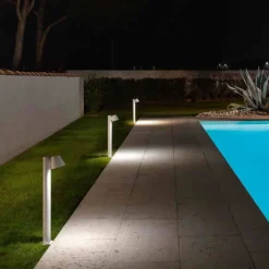Lampioni Da Giardino-Ondaluce Lampione da giardino pt malta bianco ip44