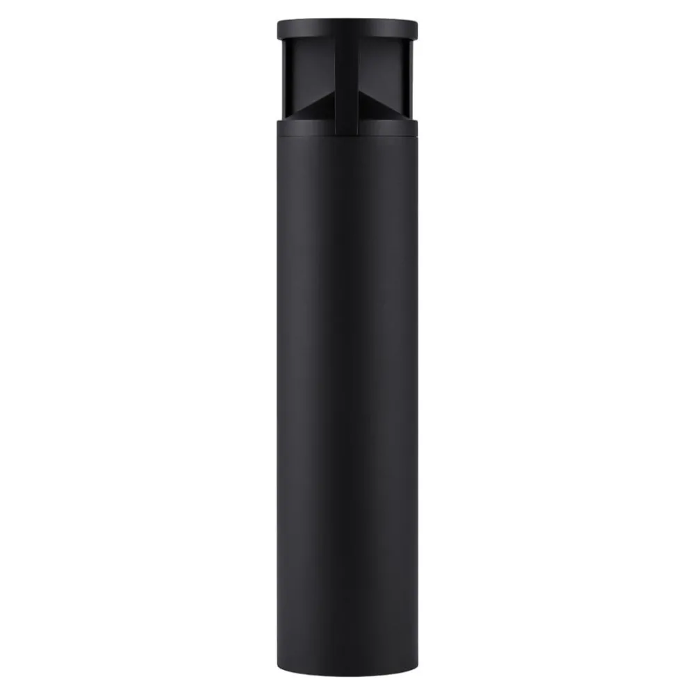 Lampioni Da Giardino-Selezionato da Mazzolaluce Lampione da giardino tubolare led 24w 3000k nero moderno