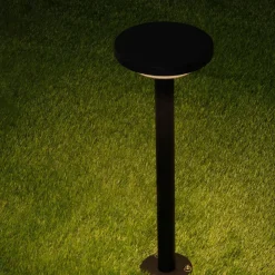 Lampioni Da Giardino-Selezionato da Mazzolaluce Lampione ga giardino per esterno moderno nero led 12w 3000k