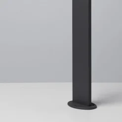 Lampioni Da Giardino-Selezionato da Mazzolaluce Lampione grigio da giardino led 3000k moderno a testa tonda