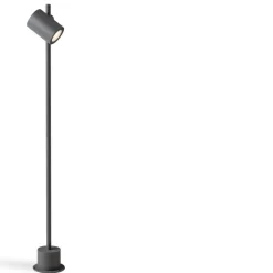 Lampioni Da Giardino-Selezionato da Mazzolaluce Lampione grigio da giardino orientabile led 13w 3000k