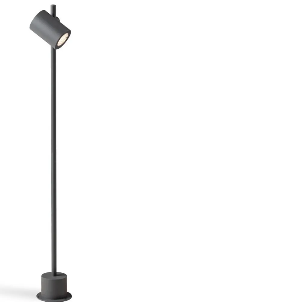 Lampioni Da Giardino-Selezionato da Mazzolaluce Lampione grigio da giardino orientabile led 13w 3000k