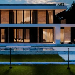 Lampioni Da Giardino-Selezionato da Mazzolaluce Lampione led 5w 3000k da giardino design nero