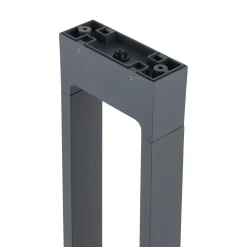Lampioni Da Giardino-Selezionato da Mazzolaluce Lampione led 10w 3000k grigio antracite design moderno da giardino ip54