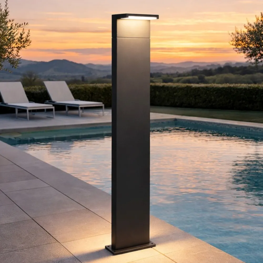 Lampioni Da Giardino-Selezionato da Mazzolaluce Lampione luce da giardino led anti corrosione ip65 con sensore movimento