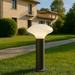 Lampioni Da Giardino-Selezionato da Mazzolaluce Lampione moderno antracite per illuminazione giardino