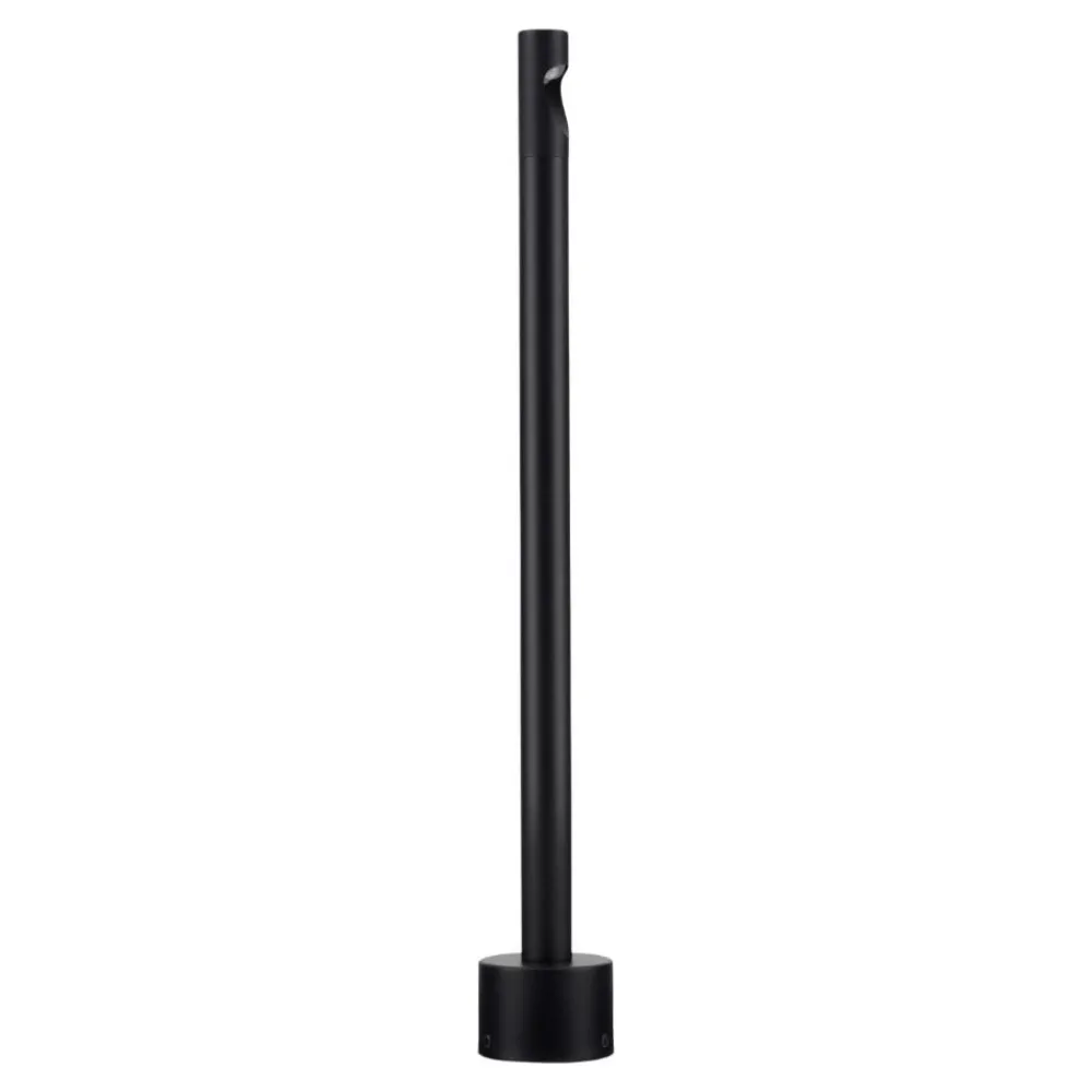 Lampioni Da Giardino-Selezionato da Mazzolaluce Lampione moderno cilindrico nero led 4w 3000k da giardino