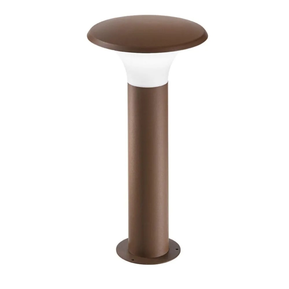 Lampioni Da Giardino-Gea Luce Lampione moderno da giardino marrone corten