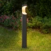 Lampioni Da Giardino-Gea Luce Lampione moderno da giardino nero anhur 9w 4000k