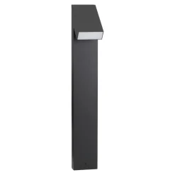 Lampioni Da Giardino-Selezionato da Mazzolaluce Lampione moderno nero led 6w 3000k giardino