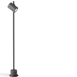 Lampioni Da Giardino-Selezionato da Mazzolaluce Lampione moderno per esterno led 13w 4000k grafite orientabile