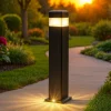 Lampioni Da Giardino-Top Light Lampione nero da giardino 80cm anti ruggine lodi