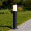 Lampioni Da Giardino-Selezionato da Mazzolaluce Lampione nero da giardino moderno 55cm ip65