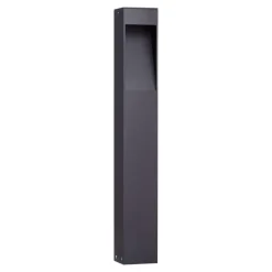 Lampioni Da Giardino-Selezionato da Mazzolaluce Lampione nero design da giardino 60 cm led 7w 3000k moderno