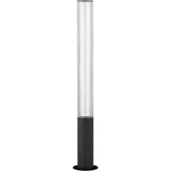 Lampioni Da Giardino-Selezionato da Mazzolaluce Lampione nero moderno ip65 tubolare led 25w per giardino